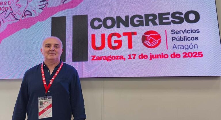 Miguel Sarasa, elegido secretario general de UGT Servicios Públicos Aragón