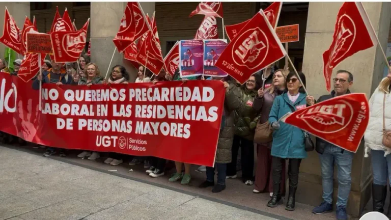UGT denuncia la precariedad laboral y asistencial en las residencias de Aragón tras el cierre de un centro en Pinseque