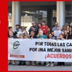 Concentración en defensa de los derechos de todos los profesionales sanitarios y una sanidad pública de calidad