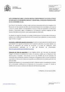 Nota Informativa Ministerio Universidades