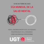 UGT reclama el reconocimiento de los riesgos psicosociales en la docencia como enfermedad profesional