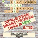 Concentración contra los despidos, sanciones y precariedad Laboral en Atades