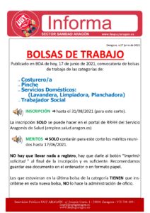 informa Bolsas Trabajo jun 21